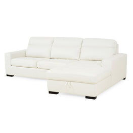 STING Canapea extensibila, sezlong lada dreapta, piele