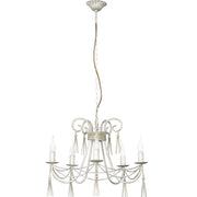 Lustra 5x60W E14 TWIST WHITE