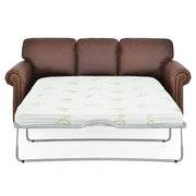 WEBSTER Canapea extensibila, 3 locuri, piele