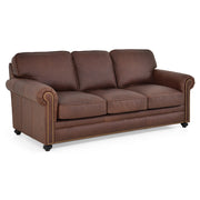 WEBSTER Canapea extensibila, 3 locuri, piele